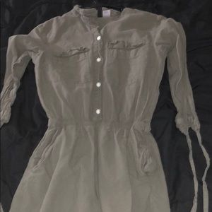 Army green romper